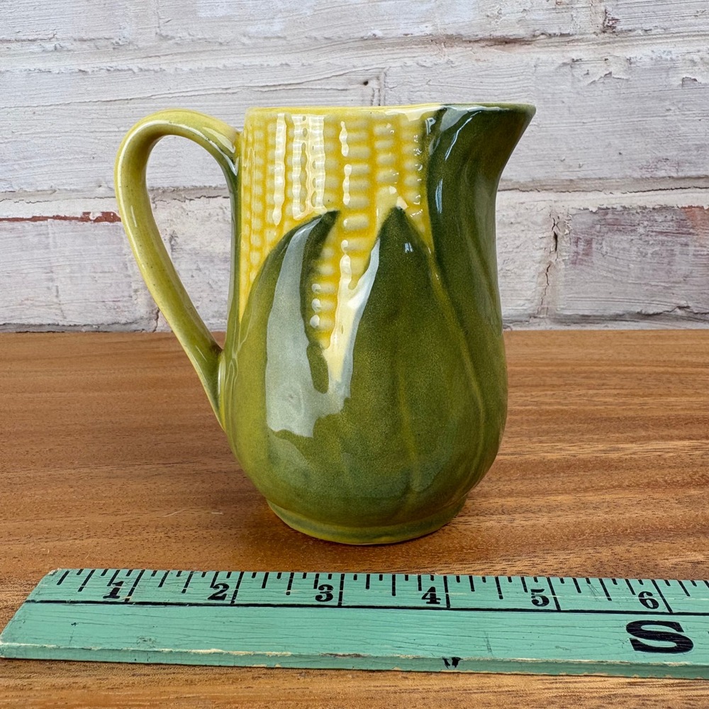 Vintage Shawnee Corn‎ Creamer Pitcher Farmhouse Pottery USA #70